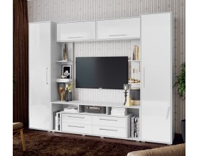 Гостиная Гармония Белый Глянец, Белый