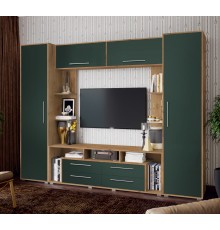 Гостиная Гармония Браш Мени Грин, Дуб Крафт