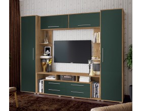 Гостиная Гармония Браш Мени Грин, Дуб Крафт