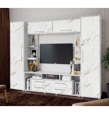 Гостиная Гармония Мрамор Золото, Белый