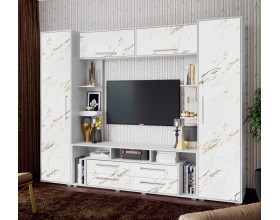 Гостиная Гармония Мрамор Золото, Белый