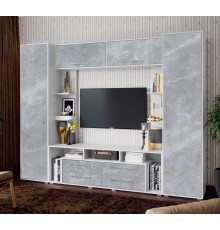 Гостиная Гармония Мрамор Глянец, Белый