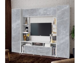 Гостиная Гармония Мрамор Глянец, Белый