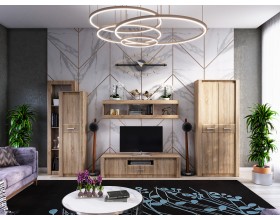 Гостиная Терра Вариант №2 Дуб Сонома, Дуб Сонома