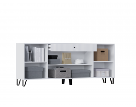 Оливия Комод Белый Глянец, Белый