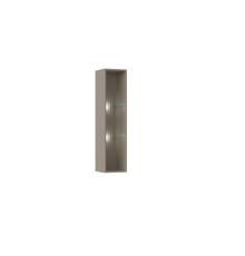 Оливия Шкаф навесной открытый Шарли Мокко, Глиняный серый