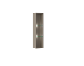 Оливия Шкаф навесной открытый Шарли Мокко, Глиняный серый