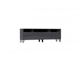 Оливия Тумба ТВ Графит Глянец, Графит