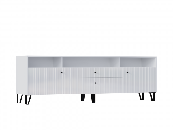 Оливия Тумба ТВ Белый Глянец, Белый