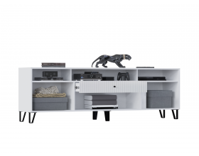 Оливия Тумба ТВ Шарли Белый, Белый