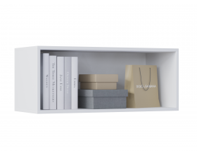 Оливия Тумба навесная №2 Белый Глянец, Белый