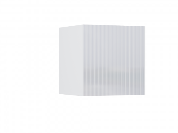 Оливия Шкаф навесной малый Белый Глянец, Белый