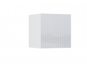 Оливия Шкаф навесной малый Шарли Белый, Белый