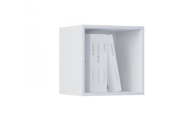 Оливия Шкаф навесной малый Шарли Белый, Белый