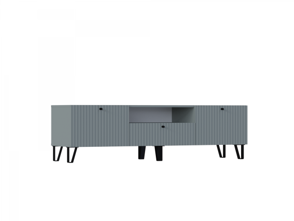 Оливия Тумба ТВ малая Шарли бриз, Сумеречный голубой