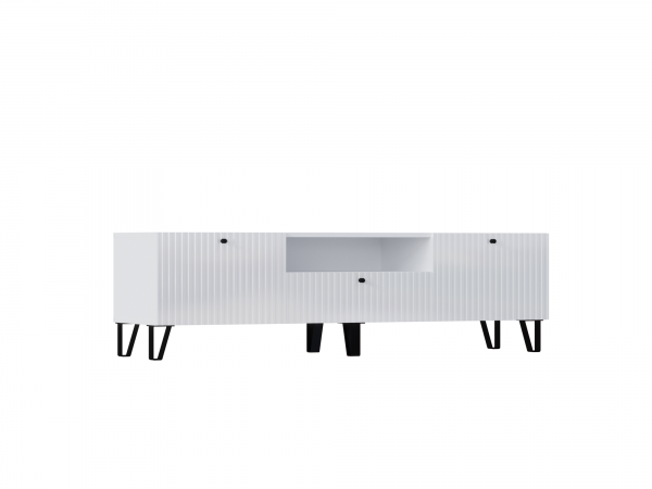 Оливия Тумба ТВ малая Шарли Белый, Белый