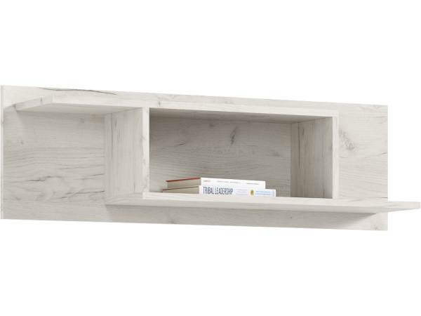 Гостиная Оскар компоновка 1 Графит Софт NEW, Дуб Крафт Белый