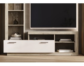 Ангара Центральная секция Кашемир, Дуб Крафт Серый