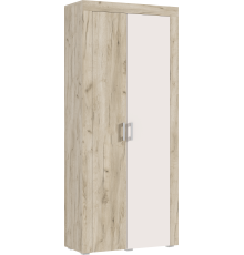 Ангара Шкаф 2-створчатый Кашемир, Дуб Крафт Серый