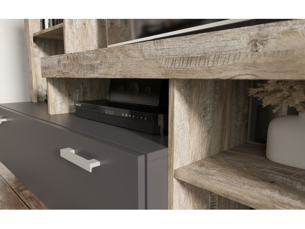 Ангара Комод 2УПК Графит/Дуб Юкон, Дуб Юкон