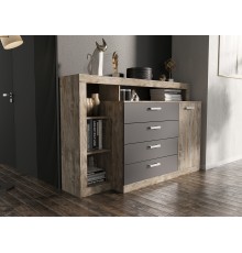 Ангара Комод 2УПК Графит/Дуб Юкон, Дуб Юкон