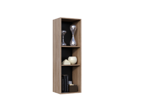 Нэнси New Пенал навесной Бетон светлый, Сонома