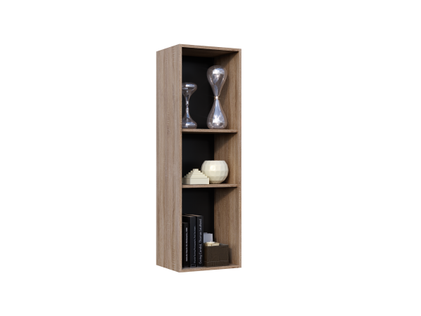 Нэнси New Пенал навесной Бетон светлый, Сонома