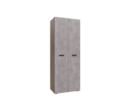 Нэнси New Шкаф 2-дверный Бетон светлый, Сонома