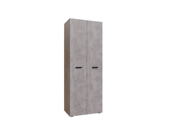 Нэнси New Шкаф 2-дверный Бетон светлый, Сонома