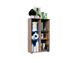 Нэнси New Шкаф-витрина Бетон светлый, Сонома