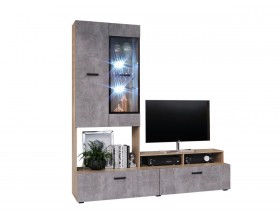 Нэнси New Центральная секция Бетон светлый, Сонома