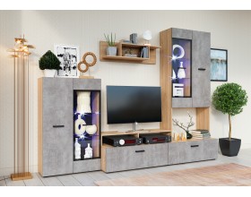 Нэнси New Центральная секция Бетон светлый, Сонома