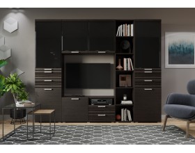 Гостиная Асти Вариант №1 Шоколад, Венге