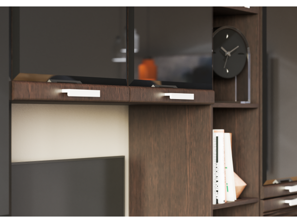 Гостиная Асти Вариант №1 Шоколад, Венге