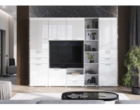 Гостиная Асти Вариант №1 Белый Глянец, Белый