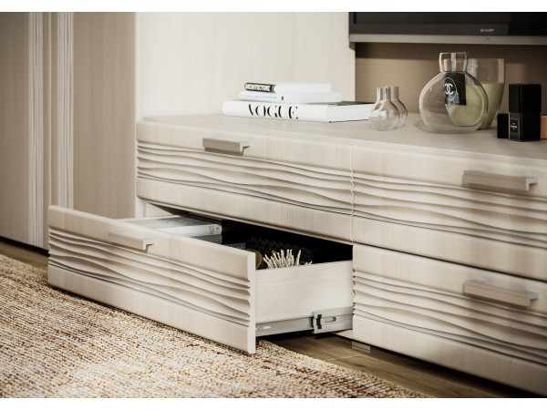 Гостиная Асти Вариант №2 Сандал светлый, Сандал светлый