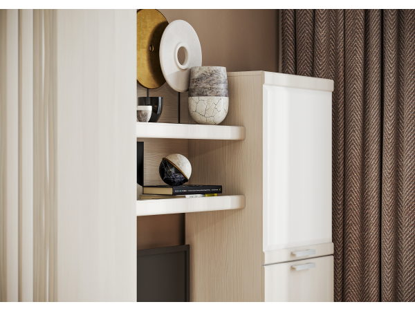 Гостиная Асти Вариант №2 Сандал светлый, Сандал светлый