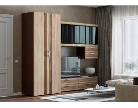 Гостиная Асти Вариант №5 Дуб сонома, Венге
