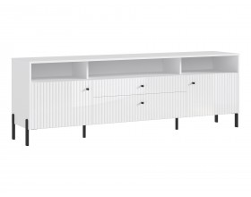 Оливия Тумба ТВ металл Белый Глянец, Белый