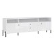 Оливия Тумба ТВ металл Белый Глянец, Белый