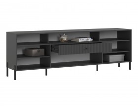 Оливия Тумба ТВ металл Графит Софт NEW, Графит