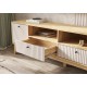 Оливия Тумба ТВ 2 двери 2 ящика Кашемир, Дуб Крафт