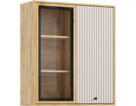 Оливия Шкаф навесной рамка AGT Кашемир, Дуб Крафт