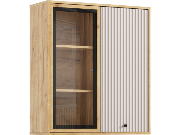 Оливия Шкаф навесной рамка AGT Кашемир, Дуб Крафт