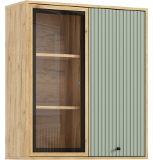 Оливия Шкаф навесной рамка AGT Олива софт, Дуб Крафт