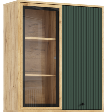 Оливия Шкаф навесной рамка AGT Браш Мени Грин, Дуб Крафт