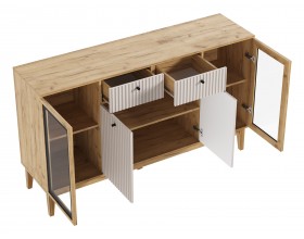 Оливия Комод рамка AGT Кашемир, Дуб Крафт