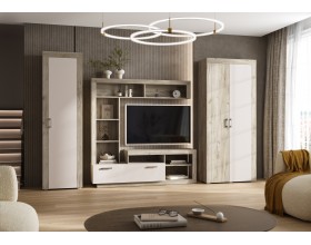 Ангара Гостиная Кашемир, Дуб Крафт серый