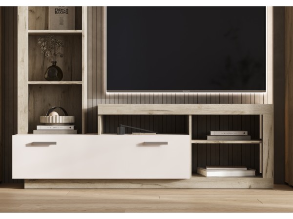 Ангара Гостиная Кашемир, Дуб Крафт серый