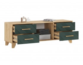 Ирис Тумба ТВ 1500 Браш Мени Грин, Дуб Крафт